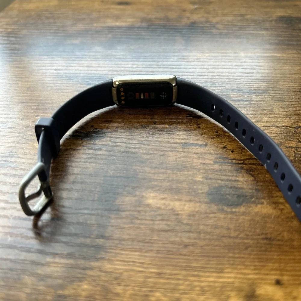 Fitbit Luxe Smart‎ Fitness & Wellness Tracker Blue Silver Untested See Desc
